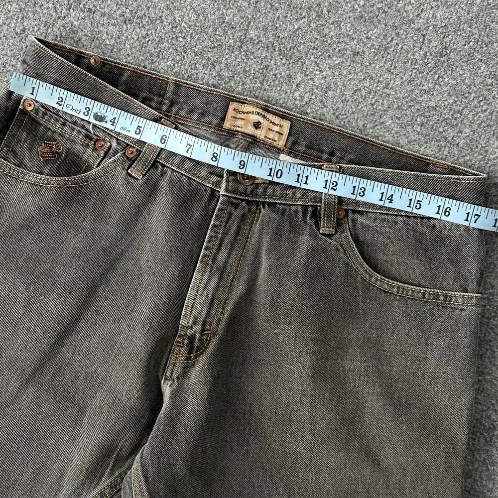 Rocawear Jeans Mens 36x31 Gray Straight Leg Regular Fit Charcoal Denim‎